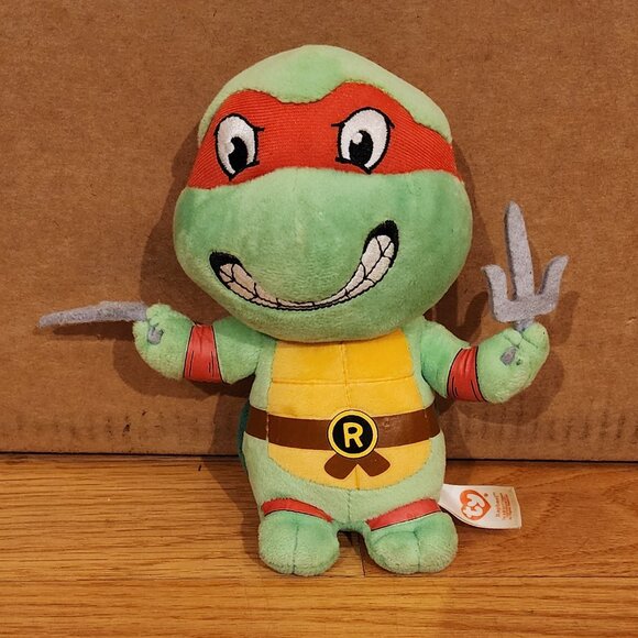 Ty "Raphael" Teenage Mutant Ninja Turltes Beanie Baby - Picture 3 of 9